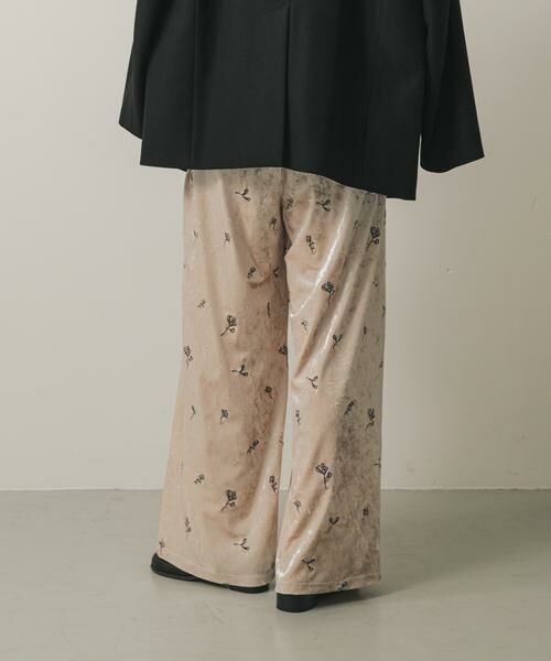 SENSE OF PLACE by URBAN RESEARCH / センスオブプレイス バイ アーバンリサーチ その他パンツ | ベロアシシュウパンツ | 詳細15