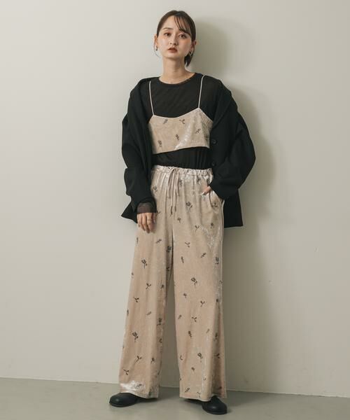 SENSE OF PLACE by URBAN RESEARCH / センスオブプレイス バイ アーバンリサーチ その他パンツ | ベロアシシュウパンツ | 詳細16