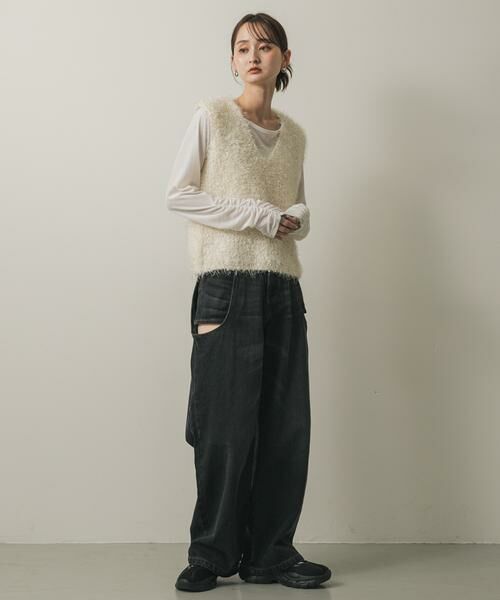 SENSE OF PLACE by URBAN RESEARCH / センスオブプレイス バイ アーバンリサーチ デニムパンツ | 『WEB/一部店舗限定サイズ』サイドカットアウトデニム | 詳細18