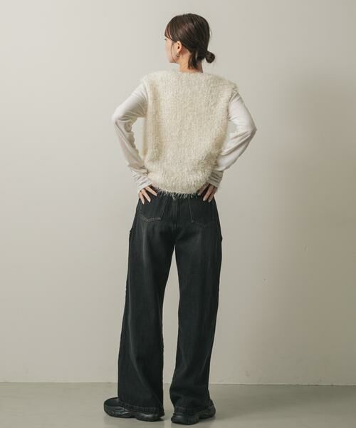 SENSE OF PLACE by URBAN RESEARCH / センスオブプレイス バイ アーバンリサーチ デニムパンツ | 『WEB/一部店舗限定サイズ』サイドカットアウトデニム | 詳細19