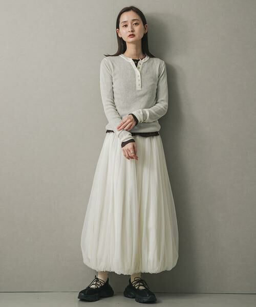 SENSE OF PLACE by URBAN RESEARCH / センスオブプレイス バイ アーバンリサーチ スカート | チュールバルーンスカート | 詳細5