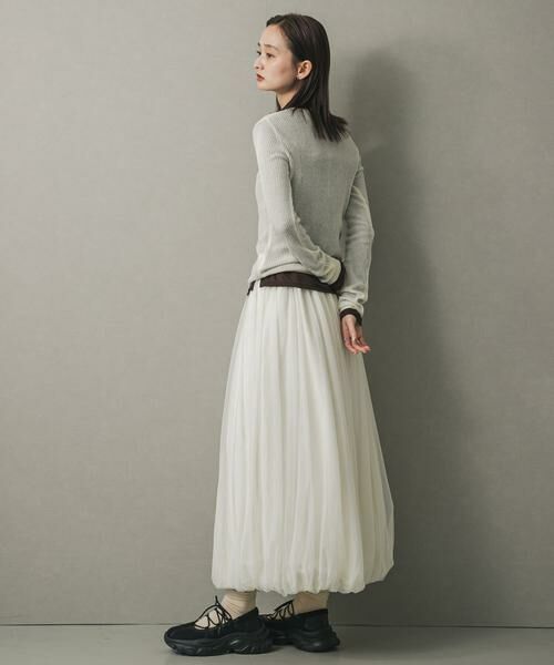 SENSE OF PLACE by URBAN RESEARCH / センスオブプレイス バイ アーバンリサーチ スカート | チュールバルーンスカート | 詳細6