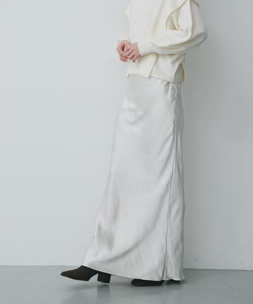 SENSE OF PLACE by URBAN RESEARCH / センスオブプレイス バイ アーバンリサーチ スカート | サテンアイラインスカート | 詳細10