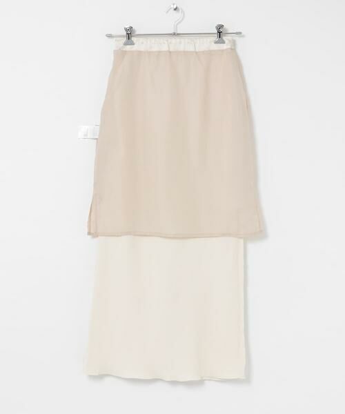 SENSE OF PLACE by URBAN RESEARCH / センスオブプレイス バイ アーバンリサーチ スカート | サテンアイラインスカート | 詳細24