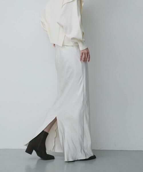 SENSE OF PLACE by URBAN RESEARCH / センスオブプレイス バイ アーバンリサーチ スカート | サテンアイラインスカート | 詳細12