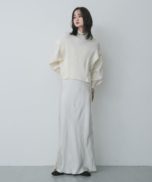 SENSE OF PLACE by URBAN RESEARCH / センスオブプレイス バイ アーバンリサーチ スカート | サテンアイラインスカート | 詳細13