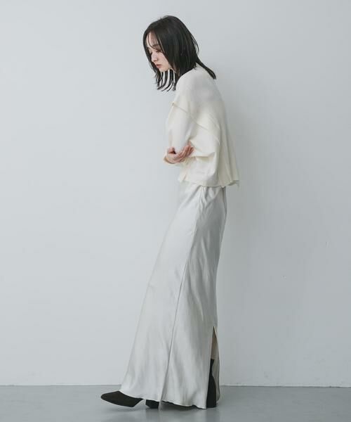 SENSE OF PLACE by URBAN RESEARCH / センスオブプレイス バイ アーバンリサーチ スカート | サテンアイラインスカート | 詳細14