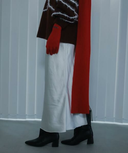 SENSE OF PLACE by URBAN RESEARCH / センスオブプレイス バイ アーバンリサーチ スカート | サテンアイラインスカート | 詳細18