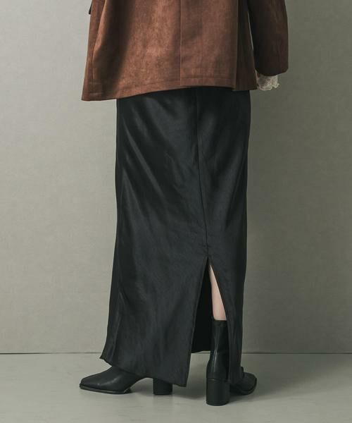 SENSE OF PLACE by URBAN RESEARCH / センスオブプレイス バイ アーバンリサーチ スカート | サテンアイラインスカート | 詳細28