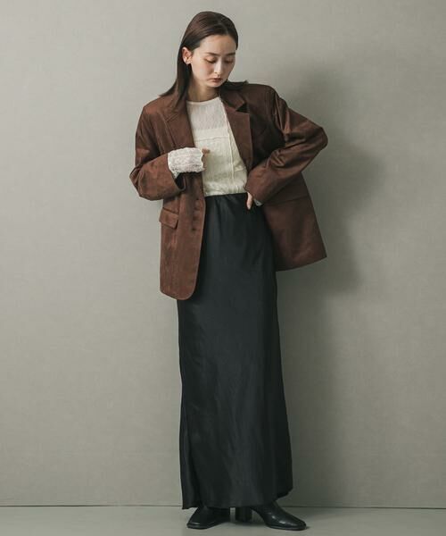 SENSE OF PLACE by URBAN RESEARCH / センスオブプレイス バイ アーバンリサーチ スカート | サテンアイラインスカート | 詳細29