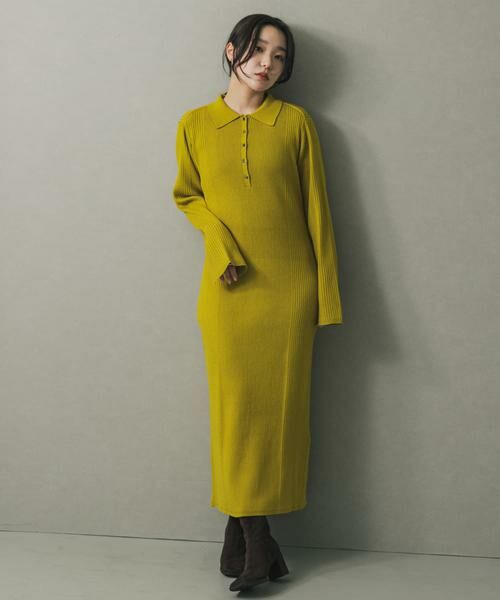 SENSE OF PLACE by URBAN RESEARCH / センスオブプレイス バイ アーバンリサーチ ワンピース | エリツキリブニットワンピース | 詳細4