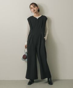 SENSE OF PLACE by URBAN RESEARCH / センスオブプレイス バイ アーバンリサーチ サロペット・オールインワン | ウエストタックハートネックロンパース