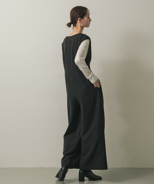 SENSE OF PLACE by URBAN RESEARCH / センスオブプレイス バイ アーバンリサーチ サロペット・オールインワン | ウエストタックハートネックロンパース | 詳細3