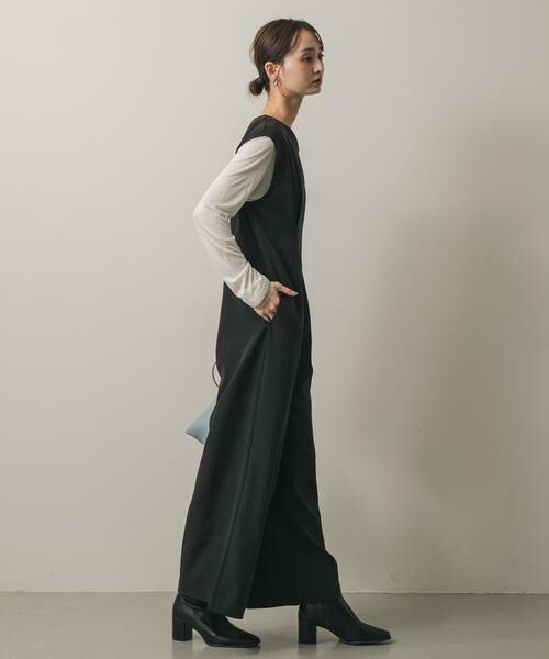 SENSE OF PLACE by URBAN RESEARCH / センスオブプレイス バイ アーバンリサーチ サロペット・オールインワン | ウエストタックハートネックロンパース | 詳細4