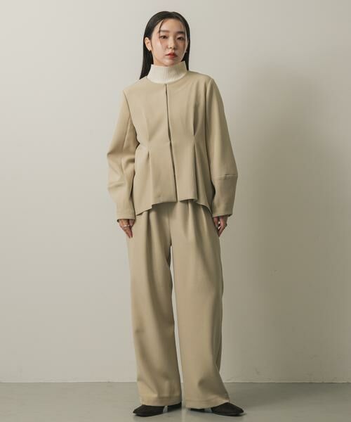 SENSE OF PLACE by URBAN RESEARCH / センスオブプレイス バイ アーバンリサーチ セットアップ | ウエストタックジャケットセットアップ | 詳細24