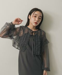 SENSE OF PLACE by URBAN RESEARCH / センスオブプレイス バイ アーバンリサーチ ドレス | 2Pチュールボレロセットキャミワンピース