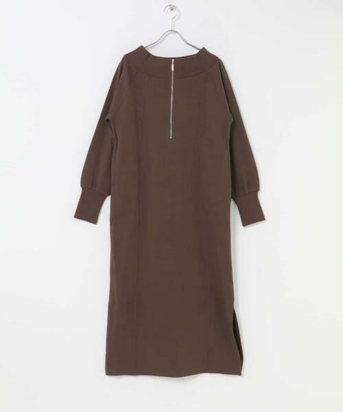 SENSE OF PLACE by URBAN RESEARCH / センスオブプレイス バイ アーバンリサーチ ワンピース | オフショルハーフジップワンピース | 詳細5