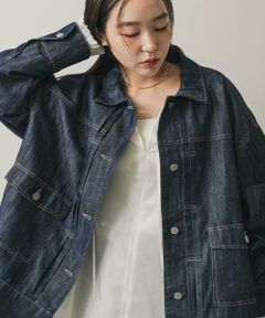 SENSE OF PLACE by URBAN RESEARCH / センスオブプレイス バイ アーバンリサーチ Gジャン・デニムジャケット | ルーズデニムジャケット