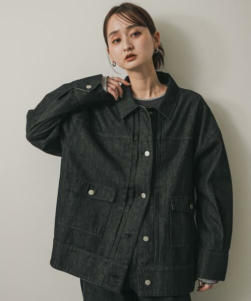 SENSE OF PLACE by URBAN RESEARCH / センスオブプレイス バイ アーバンリサーチ Gジャン・デニムジャケット | ルーズデニムジャケット | 詳細1