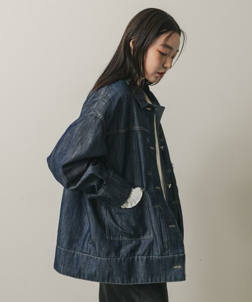 SENSE OF PLACE by URBAN RESEARCH / センスオブプレイス バイ アーバンリサーチ Gジャン・デニムジャケット | ルーズデニムジャケット | 詳細8