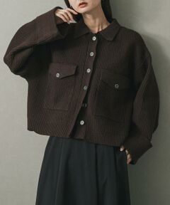 SENSE OF PLACE by URBAN RESEARCH / センスオブプレイス バイ アーバンリサーチ その他アウター | ニットショートジャケット