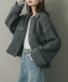 SENSE OF PLACE by URBAN RESEARCH / センスオブプレイス バイ アーバンリサーチ その他アウター | ニットショートジャケット