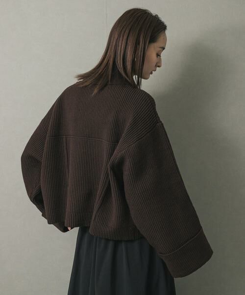 SENSE OF PLACE by URBAN RESEARCH / センスオブプレイス バイ アーバンリサーチ その他アウター | ニットショートジャケット | 詳細4