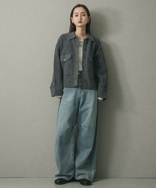 SENSE OF PLACE by URBAN RESEARCH / センスオブプレイス バイ アーバンリサーチ その他アウター | ニットショートジャケット | 詳細12