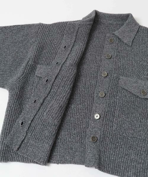 SENSE OF PLACE by URBAN RESEARCH / センスオブプレイス バイ アーバンリサーチ その他アウター | ニットショートジャケット | 詳細16