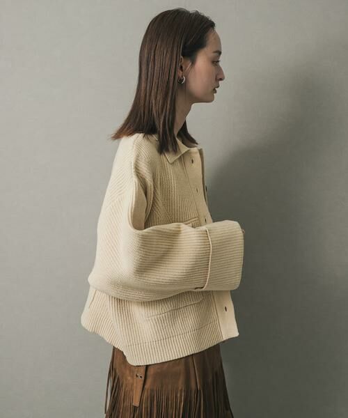 SENSE OF PLACE by URBAN RESEARCH / センスオブプレイス バイ アーバンリサーチ その他アウター | ニットショートジャケット | 詳細22