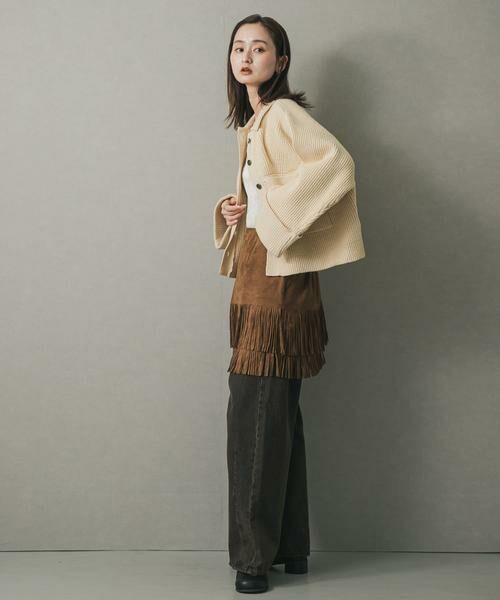 SENSE OF PLACE by URBAN RESEARCH / センスオブプレイス バイ アーバンリサーチ その他アウター | ニットショートジャケット | 詳細25