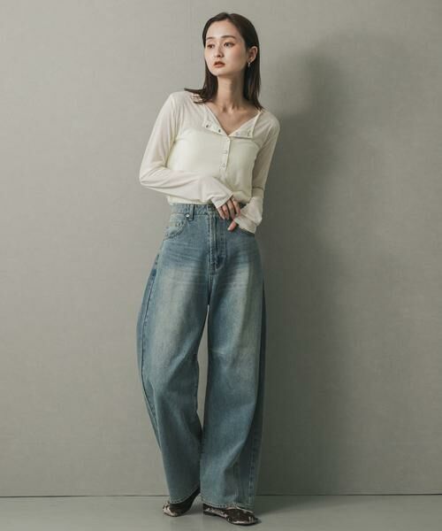 SENSE OF PLACE by URBAN RESEARCH / センスオブプレイス バイ アーバンリサーチ バレエシューズ | ベロアスクエアフラットシューズ | 詳細17