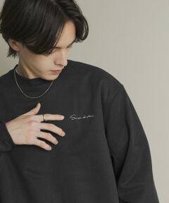 SENSE OF PLACE by URBAN RESEARCH / センスオブプレイス バイ アーバンリサーチ スウェット | シシュウフェイクスエードクルーネックスウェット