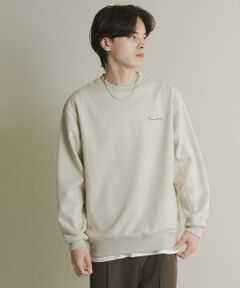 SENSE OF PLACE by URBAN RESEARCH / センスオブプレイス バイ アーバンリサーチ スウェット | シシュウフェイクスエードクルーネックスウェット