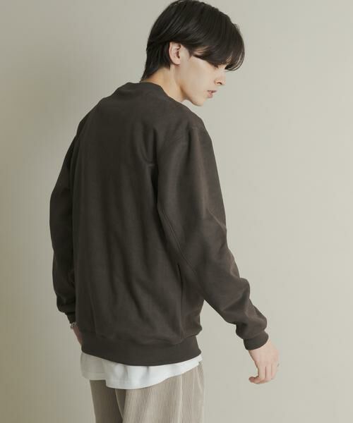 SENSE OF PLACE by URBAN RESEARCH / センスオブプレイス バイ アーバンリサーチ スウェット | シシュウフェイクスエードクルーネックスウェット | 詳細4