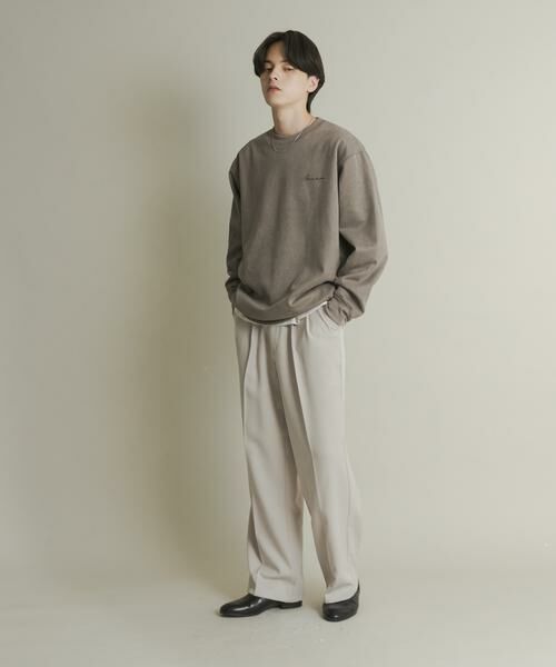 SENSE OF PLACE by URBAN RESEARCH / センスオブプレイス バイ アーバンリサーチ スウェット | シシュウフェイクスエードクルーネックスウェット | 詳細26