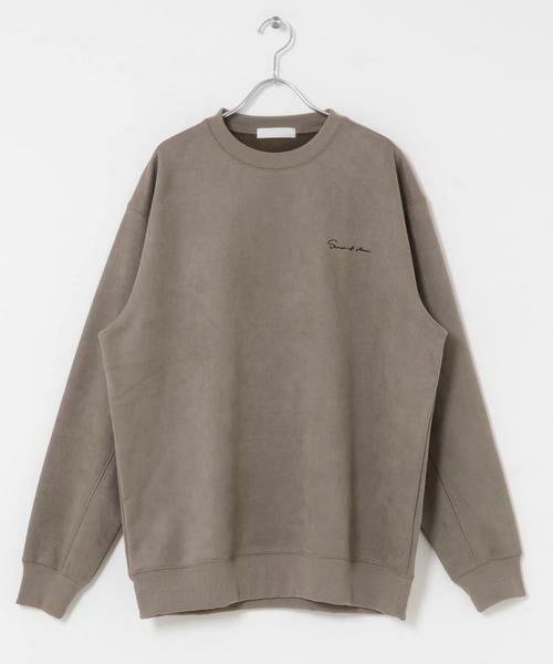 SENSE OF PLACE by URBAN RESEARCH / センスオブプレイス バイ アーバンリサーチ スウェット | シシュウフェイクスエードクルーネックスウェット | 詳細27