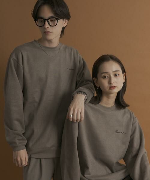 SENSE OF PLACE by URBAN RESEARCH / センスオブプレイス バイ アーバンリサーチ スウェット | シシュウフェイクスエードクルーネックスウェット | 詳細15