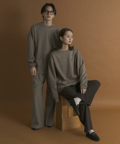 SENSE OF PLACE by URBAN RESEARCH / センスオブプレイス バイ アーバンリサーチ スウェット | シシュウフェイクスエードクルーネックスウェット | 詳細17