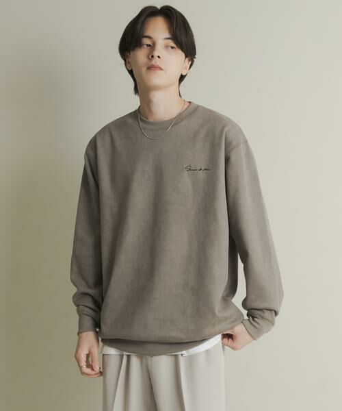 SENSE OF PLACE by URBAN RESEARCH / センスオブプレイス バイ アーバンリサーチ スウェット | シシュウフェイクスエードクルーネックスウェット | 詳細21