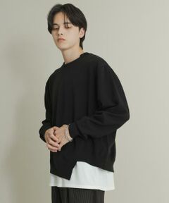 SENSE OF PLACE by URBAN RESEARCH / センスオブプレイス バイ アーバンリサーチ ニット・セーター | アシメクルーネックニット