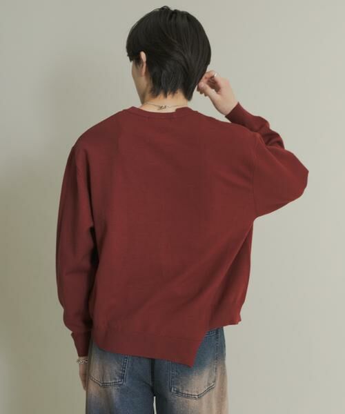 SENSE OF PLACE by URBAN RESEARCH / センスオブプレイス バイ アーバンリサーチ ニット・セーター | アシメクルーネックニット | 詳細11