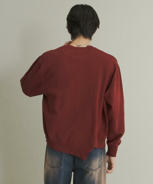 SENSE OF PLACE by URBAN RESEARCH / センスオブプレイス バイ アーバンリサーチ ニット・セーター | アシメクルーネックニット | 詳細12