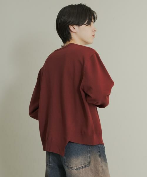 SENSE OF PLACE by URBAN RESEARCH / センスオブプレイス バイ アーバンリサーチ ニット・セーター | アシメクルーネックニット | 詳細13