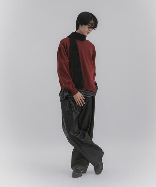 SENSE OF PLACE by URBAN RESEARCH / センスオブプレイス バイ アーバンリサーチ ニット・セーター | アシメクルーネックニット | 詳細5