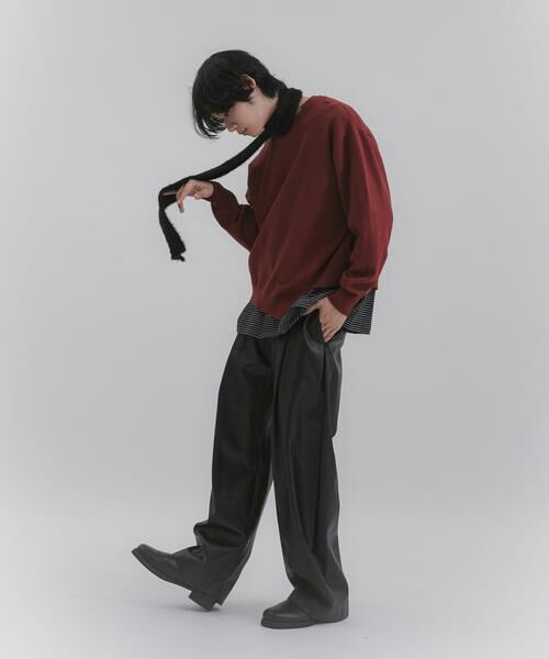 SENSE OF PLACE by URBAN RESEARCH / センスオブプレイス バイ アーバンリサーチ ニット・セーター | アシメクルーネックニット | 詳細6