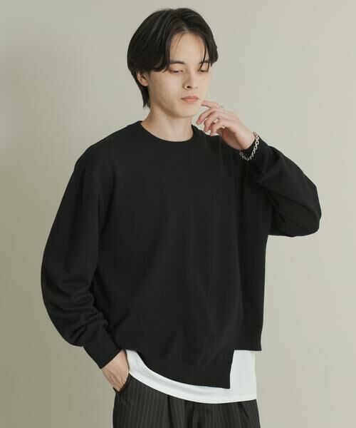 SENSE OF PLACE by URBAN RESEARCH / センスオブプレイス バイ アーバンリサーチ ニット・セーター | アシメクルーネックニット | 詳細21