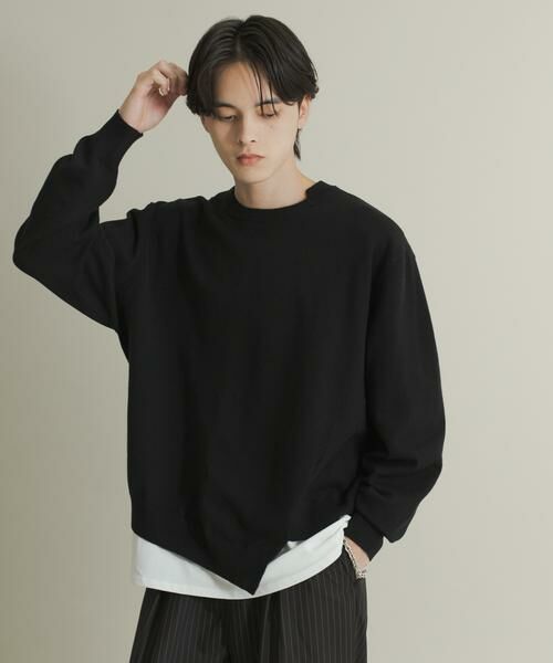 SENSE OF PLACE by URBAN RESEARCH / センスオブプレイス バイ アーバンリサーチ ニット・セーター | アシメクルーネックニット | 詳細22