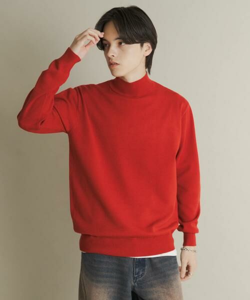 SENSE OF PLACE by URBAN RESEARCH / センスオブプレイス バイ アーバンリサーチ ニット・セーター | 『一部WEB限定カラー』『洗濯可/毛玉防止』ストレッチモックネックニット | 詳細11