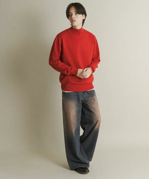 SENSE OF PLACE by URBAN RESEARCH / センスオブプレイス バイ アーバンリサーチ ニット・セーター | 『一部WEB限定カラー』『洗濯可/毛玉防止』ストレッチモックネックニット | 詳細14